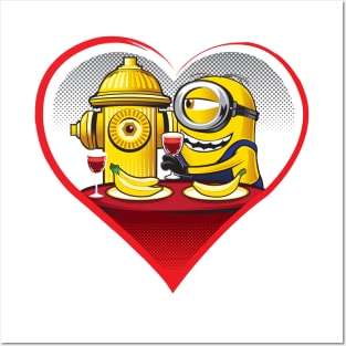 MINION IN LOVE Posters and Art